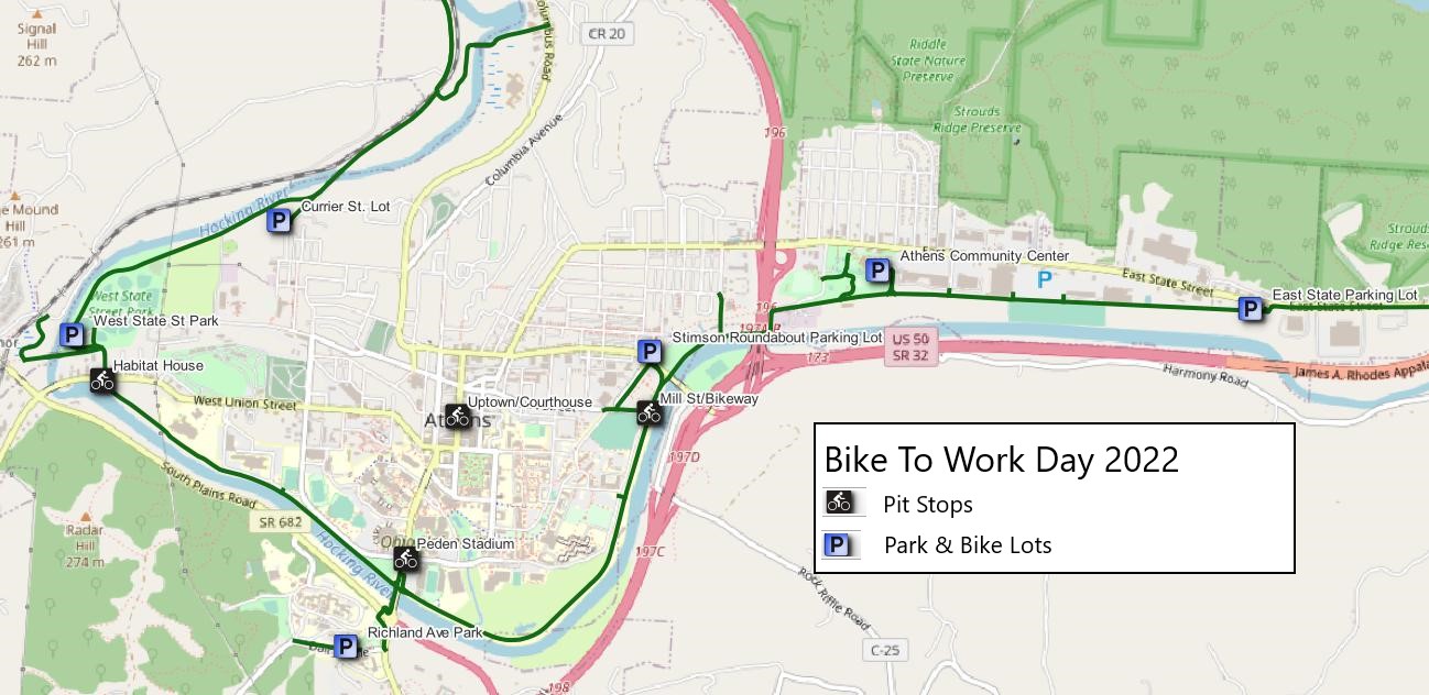 Bike To Work Day 2022 Map 